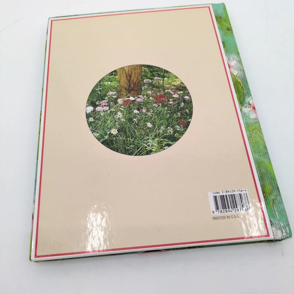 Tormont Vintage 1995 Floral Address Book Telephone‎ Nature Photography Hardcover
